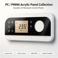 Panel Akrilik PC/PMMA Tahan Lama, Tahan UV, Pemotongan Kustom, Konsol Game Bermerek, Robot Cerdas, Kontrol Aksi, Poles