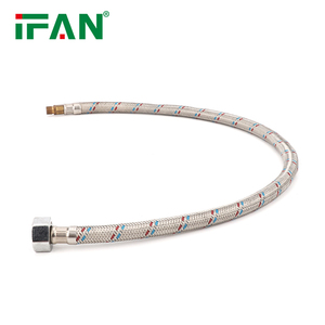 IFAN Fournisseur d'usine <span class=keywords><strong>Tuyau</strong></span> de plomberie Durable Double verrouillage Raccord de bain Plomberie Lavabos Entrée Flexible <span class=keywords><strong>Tuyau</strong></span> de douche - Product Image 2