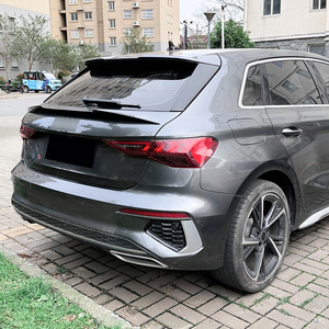 Audi A3 8Y Sportback 2021+ Rear Spoiler Blade Style Piano Black Carbon Fiber Texture ABS Material Trunk Wing - Product Image 2