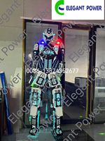 Combinaison de robot marcheur à LED costume de robot à LED pour adultes vêtements de scène costume lumineux pour vêtements de performance de danse