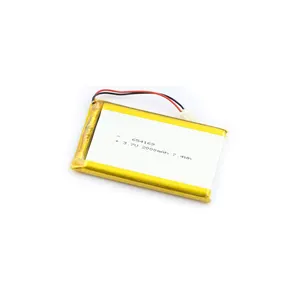 ליתיום יון 654169 2000mAh 3 7v lipo סוללה קיבולת גבוהה תמיכת OEM ODM