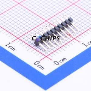 B-2101S10P-A110 Pin Header Through hole Component (THT),P=1.27mm Connector 1x10P 1.27mm Through Hole Single Row - Product Image 1