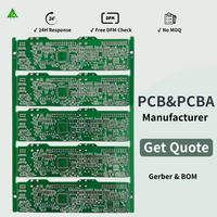 PCB de Cerámica Superior para Control Industrial, Servicio de PCBA para Fuentes de Alimentación de Alto Voltaje para Aplicaciones de Energía