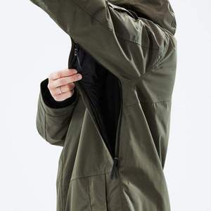 Olive <strong>Green</strong> <strong>Ski</strong> Snowboard <strong>Jacket</strong> - Hoodie Waterproof Windproof for Skiing - Product Image 4