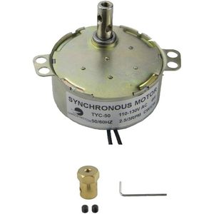 มอเตอร์ซิงโครนัส CHANCS รุ่น TYC-50 110V 2.5-3 รอบต่อนาที 4 วัตต์ หมุนตามเข็มนาฬิกา/หมุนทวนเข็มนาฬิกา แบบยึดหน้าแปลน สำหรับเครื่องหมุนถ้วย - Product Image 1
