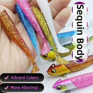 Leurre souple lesté à <span class=keywords><strong>lame</strong></span> courbée The Brave pour la pêche au jig en mer depuis le rivage (bar) - Product Image 3