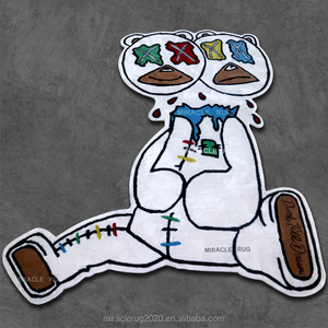 Anime design handmade custom rug logo area kid's mat commercial Outdoor Carpets - Product Image 2