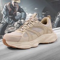 GUYISA Nouveau style Air Mesh Chaussures de sécurité à semelle EVA anti-crevaison Chaussures fonctionnelles