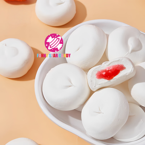 <span class=keywords><strong>Precio</strong></span> barato algodón de azúcar al por mayor cartón personalizado Bonbon Chamallow fruta dulce mermelada rellena inflable suave malvavisco - Product Image 2