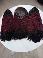 Perruques brésiliennes en cheveux humains vierges en gros, perruques frontales en dentelle 13*4, fournisseurs de cheveux bouclés birmans, perruques en dentelle transparente en cheveux humains originaux