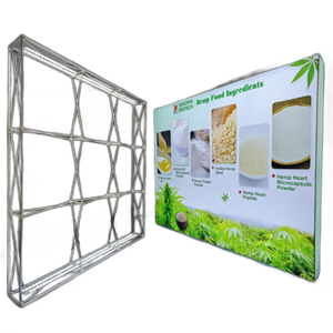 定制长方形可折叠展台便携式贸易展<span class=keywords><strong>SEG</strong></span>弹出式LED灯箱展示架 - Product Image 5