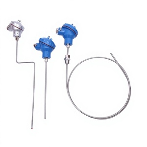 Thermomètre à thermocouple blindé de type K et J PT100 WRNK-191/131/291R, résistance thermique pliable et résistante à la température - Product Image 1