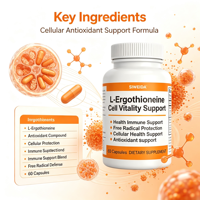 Complément d'Ergothionéine, puissant antioxydant cellulaire pour le système immunitaire