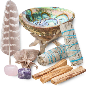 Bâtons de sauge blanche bio noués à la main pour la purification, le yoga et la méditation, ambiance florale, élimination des énergies négatives, guide de démarrage - Product Image 4