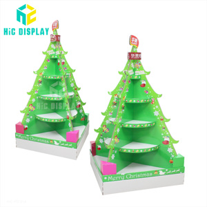 Mới Sáng Tạo Thiết Kế Cửa Hàng Hiển Thị Các Tông Đứng Kẹo Cửa Hàng Nội Thất Món Tráng Miệng Thực Phẩm Tông Hiển Thị Giá Cho Giáng Sinh - Product Image 1