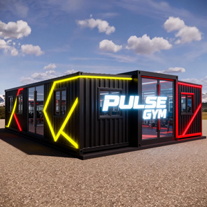 Casas Prefabricadas Blancas de Dos Pisos con Balcón y Bancas, de 20 Pies, Precio Mayorista de Fábrica 2026 - Product Image 2