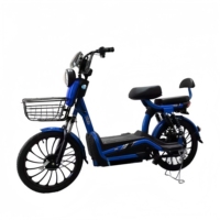 Vélo électrique 350W 48V robuste à moteur arrière, longue autonomie, haute vitesse, 2 roues, pour trajets professionnels, avec capteur