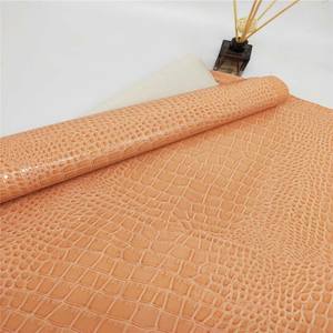 फैक्टरी मूल्य मगरमच्छ मुद्रित पीवीसी सिंथेटिक चमड़े के लिए बैग सामग्री - Product Image 4