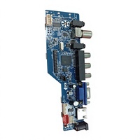 Papan Kontrol Utama TV LED Android Universal 1080P 60Hz Layar Lebar dengan Beberapa Port AV USB, Bersertifikasi RoHS