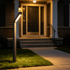 Lampe <span class=keywords><strong>de</strong></span> jardin LED moderne en aluminium, étanche IP54, pour aménagement paysager extérieur, allée, pelouse, cour, villa, entrée <span class=keywords><strong>de</strong></span> garage - Product Image 3