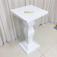Vase à fleurs en plastique renforcé, 1 pièce, colonne romaine, en fibre de verre, style européen, ornements décoratifs pour le plafond, le salon, l'hôtel