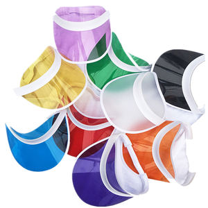 80s Retro Unisex Neon Sun Visor Hat Headband Cap para Golf Tennis Stag Poker Party - Product Image 1