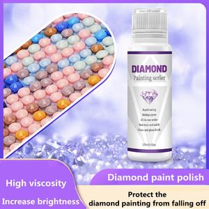 Colle diamantée pour loisirs créatifs, scellant pour peinture diamantée 5D, pour enfants et adultes, artisanat artistique, tenue forte et permanente, effet brillant pour puzzles. - Product Image 4