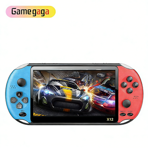 เครื่องเล่นเกมพกพา X X12 หน้าจอ TFT 5.1 นิ้ว พร้อมเกมคลาสสิกในตัวกว่า 3000 เกม รองรับ 12 อีมูเลเตอร์ ช่องต่อ AV เครื่องเล่นวิดีโอเกมย้อนยุคแบบพกพา - Product Image 6