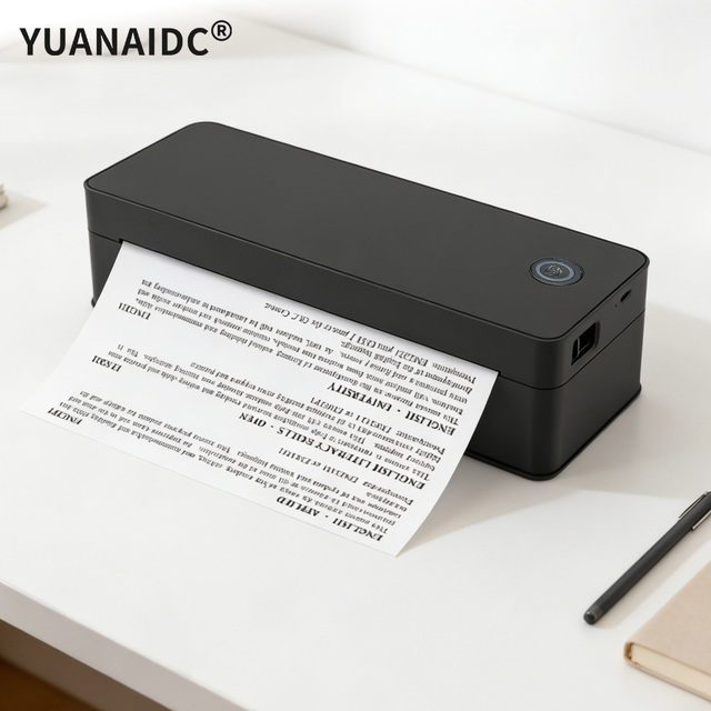 YUANAIDC Clear A4 Mobile Document Printer Imprimante Thermique Support Windows Android IOS Portable Mini Thermal Receipt Printer