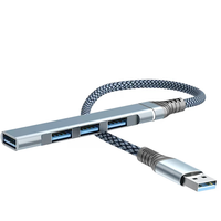 Hub USB 3.0, Hub USB 4 ports, Répartiteur USB, Extenseur USB pour ordinateur portable