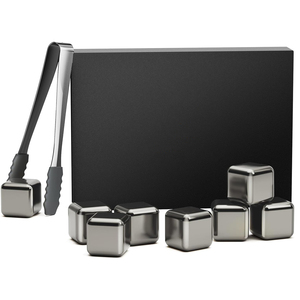 Uống thép không gỉ Whisky lạnh đá tái sử dụng <span class=keywords><strong>ICE</strong></span> CUBE Whisky đá - Product Image 1