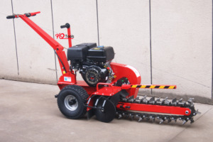 15HP Petrol Powered Construction High Performance Hand Mini Power Trencher <b>Walk</b> Behind Digger Self Propelled <b>Machine</b> - Product Image 4