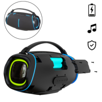 Nouveaux produits 2026, haut-parleur stéréo LED RGB, haut-parleurs Bluetooth sans fil portables avec batterie amovible