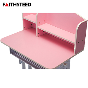 Bureau d'étude scolaire moderne en PVC pour enfants, table d'écriture ergonomique, mobilier de classe durable pour l'apprentissage à domicile des élèves - Product Image 4