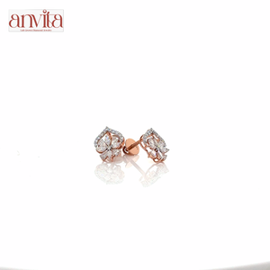 Boucles d'oreilles clous de luxe en argent sterling 925 serties de moissanite pour femme, taille brillant VVS, effet diamant étincelant, bijoux raffinés - Product Image 2