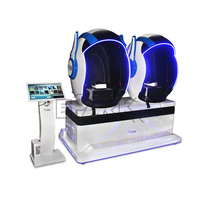 Chaise VR de réalité augmentée 9D pour jeux de survie apocalyptiques, avec casque HD 4K de dernière génération et lunettes 3D