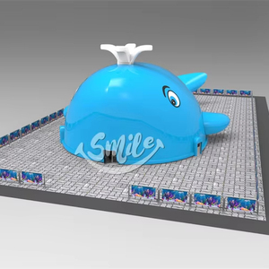 Tenda Gonfiabile Gigante a Forma di <span class=keywords><strong>Balena</strong></span> Personalizzata per Esterni, in Vinile da 18,5 oz Certificato CE, <span class=keywords><strong>Dimensioni</strong></span> 12 Piedi per Eventi in Parchi Divertimento - Product Image 1