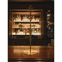 Bouteille de tequila Dusse Patron Modern 375 ml en acier inoxydable, support en acier inoxydable, couleur et logo personnalisés, accessoires de bar pour la maison