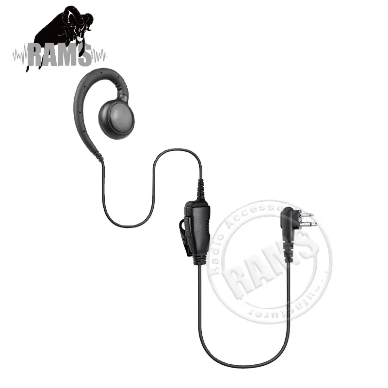 Light Weight Earphones PTT earpiece microphone Two Way Radio Headset for Security