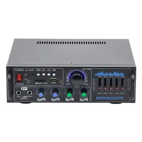 VIRE Amplificateur de Puissance Audio Stéréo Hi-Fi 160W Double Canal avec Égaliseur à Commande Indépendante pour Amplificateurs Numériques Domestiques