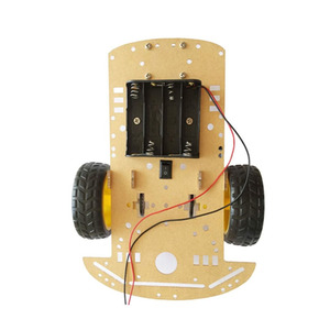 Thông minh robot xe 2WD khung gầm động cơ Truy Tìm điều khiển từ xa hai bánh ổ đĩa ba bánh phổ bánh xe Bộ tự làm - Product Image 2