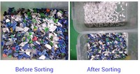 Trieuse chromatique Wenyao à haute précision pour plastiques recyclés, métaux, PVC, flocons de PET – Machine de tri des déchets