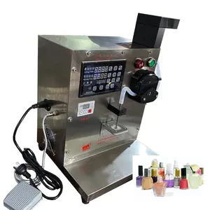 Máquina de llenado de botellas de esmalte de Gel para uñas, dispensador de líquido semiautomático de Gel UV para cosméticos