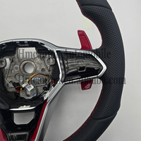 Volant en cuir neuf pour Volkswagen Golf Polo Passat, modification du volant, volant universel