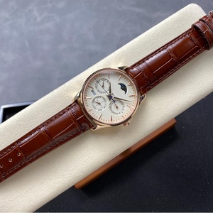 Reloj Mecánico de Lujo para Hombre con Calendario Perpetuo, Caja de Titanio, Correa de Goma, Esfera de Cristal de Zafiro, Venta al Por Mayor - Product Image 1