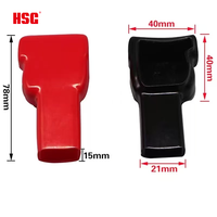 Capuchon de borne de batterie en PVC et protège-câble en plastique pour la protection de la batterie de véhicule