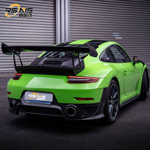 Per <span class=keywords><strong>Porsche</strong></span> <span class=keywords><strong>911</strong></span> 991.2 Kit Paraurti Anteriore e Posteriore Migliorati Stile GT2 RS, Parafanghi, Cofano in Carbonio a Secco, Labbro Anteriore, Diffusore e Spoiler Posteriore - Product Image 6