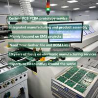 Fabrication et assemblage de cartes de circuits imprimés (PCB) OEM professionnelles en gros, services complets nécessitant des fichiers Gerber et BOM