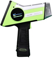Analyseur XRF portable fiable pour alliages d'or, testeur PMI ATOM800 haute précision 0,5 % ISO/CE, garantie 1 an pour l'analyse des minéraux du sol