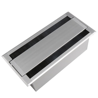 Offre Spéciale Table de bureau, tampon rabattable, boîte de fil en aluminium, œillet de câble